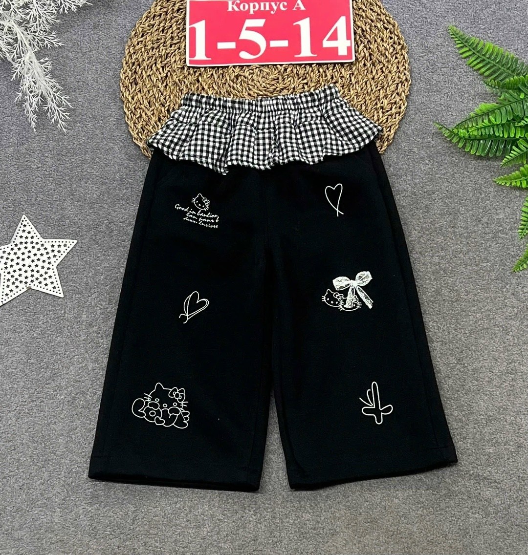 брюки для девочек,костюм для девочек,детский костюм,брюки бриджи,повседневная блуза