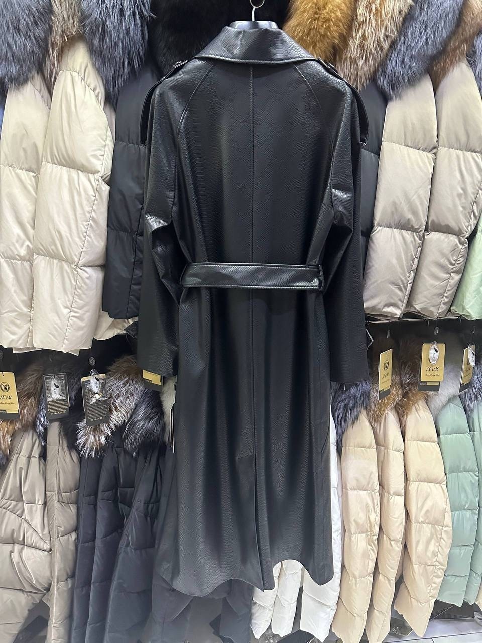 плащ тренч кожаный,кожаный тренч,кожаный тренч сагитта,кожаный плащ женский,кожаный плащ 2026