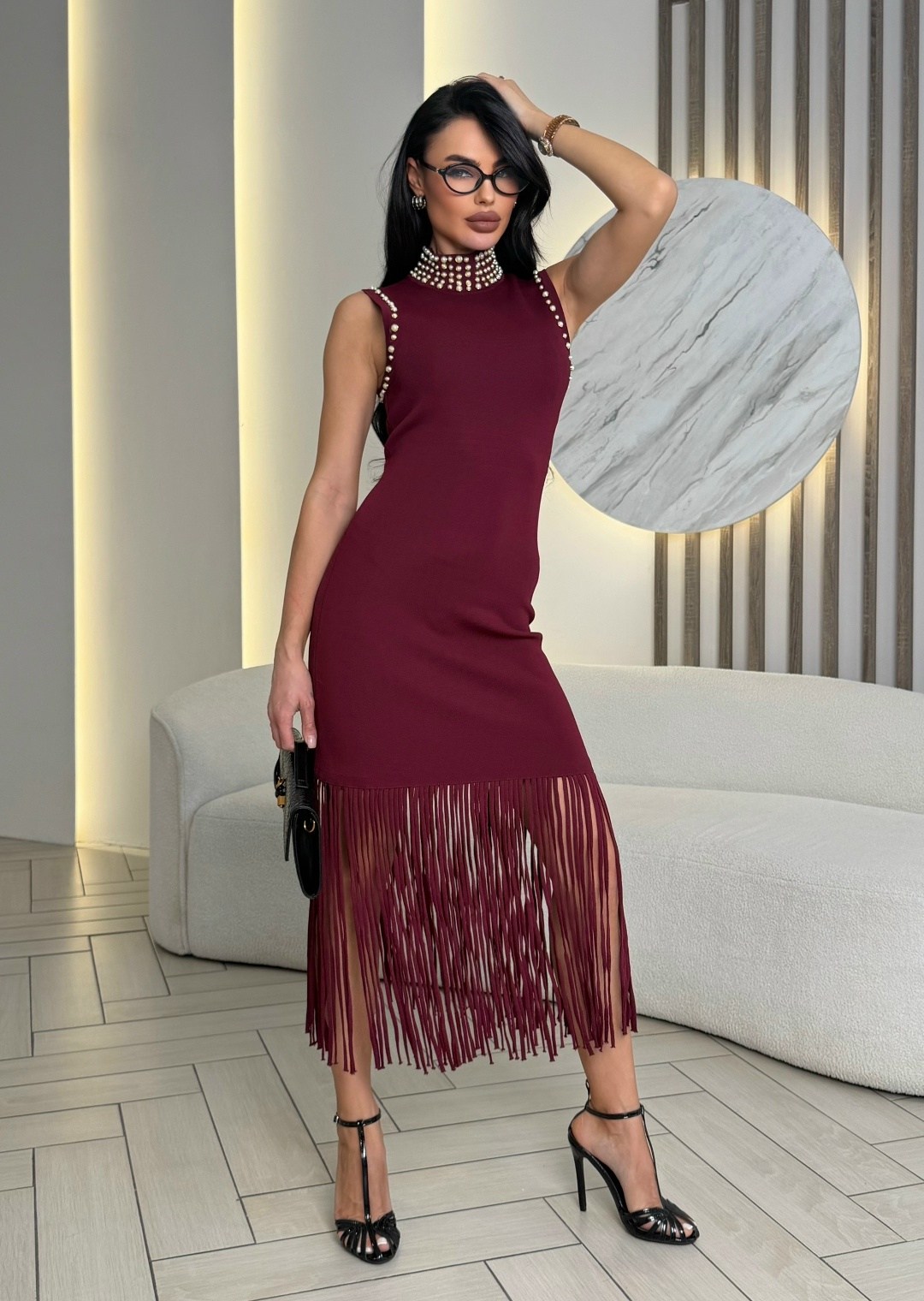 платье бахрома,платье,трикотажное платье,женское платье,платье стильное