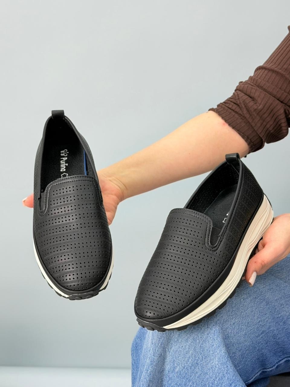 ,слипоны женские,слипоны женские летние,женские мокасины,мокасины с перфорацией