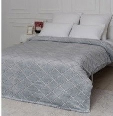 покрывало бруно серый,покрывало верди 240х260,плед велсофт,комплект плед,плед покрывало