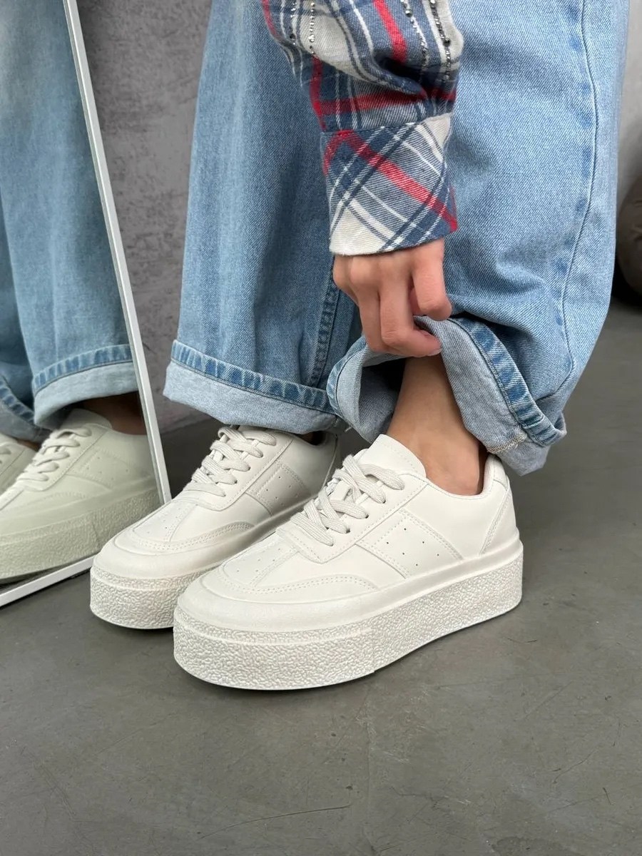 ,женские кроссовки,белые кроссовки с высокой подошвой,кроссовки женские белые,кроссовки белая