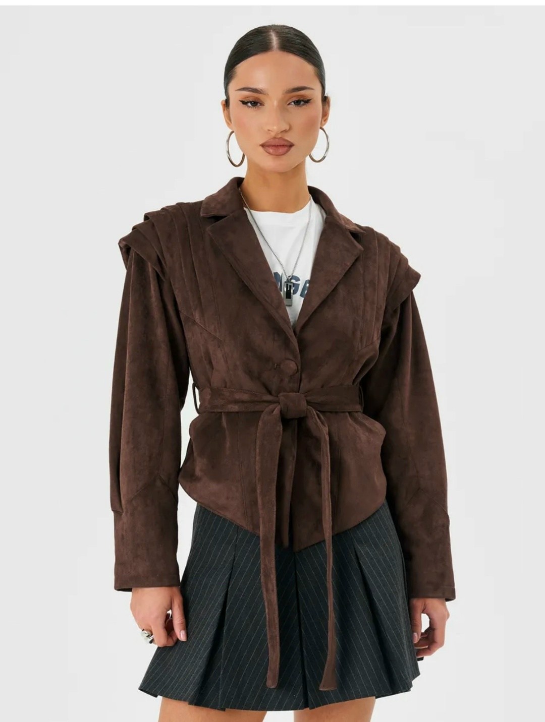 замшевая куртка,женская куртка из замши шоколад,замшевая куртка с поясом,вельветовая куртка,жакет премиум