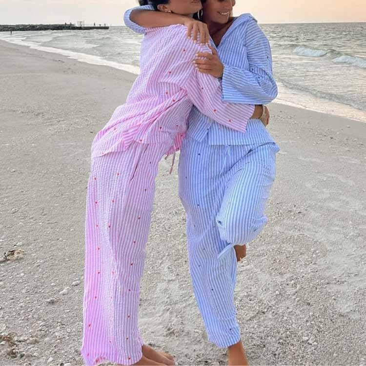 пижама женская,женские пижамные комплекты,пижама стильная,пижама в розовую полоску,пижама для женщин