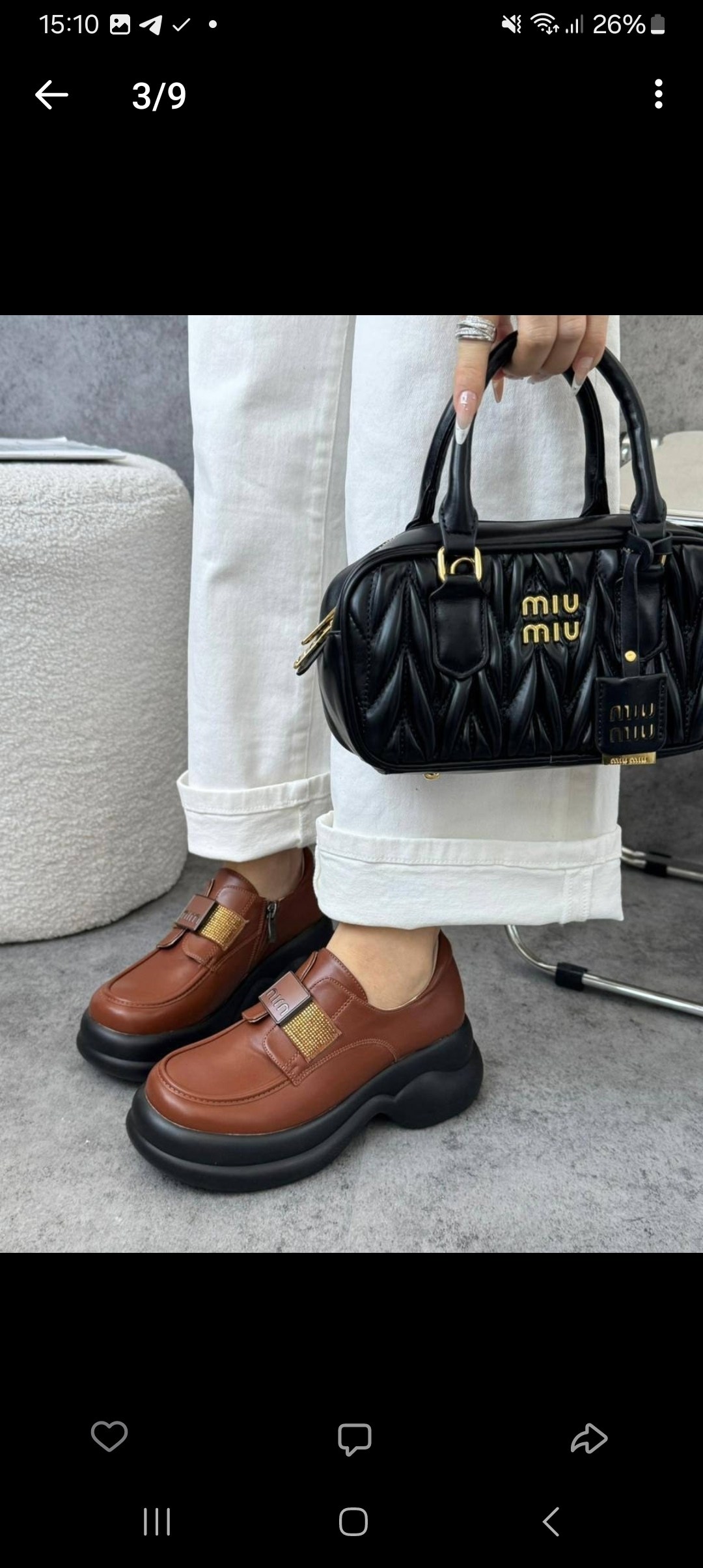 стеганая сумка arcadie miu miu черный,сумка miu miu,женская сумка miu miu,обувь,miu miu сумка на плечо кросс-боди