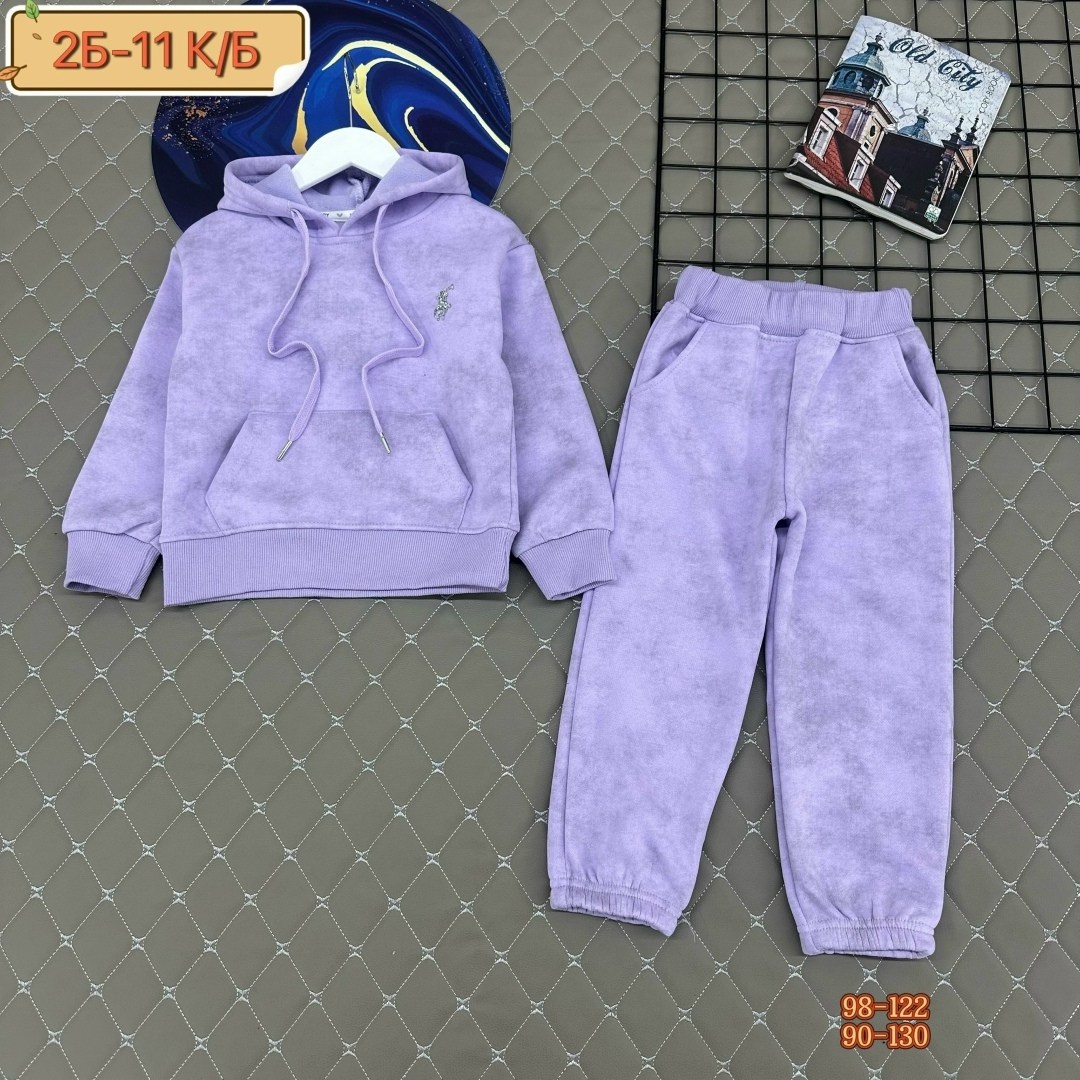 костюм крошка я (толстовка и брюки) р. 86-92 лиловый,костюм на флисе,костюм для девочек,детский флисовый костюм,комплект костюм