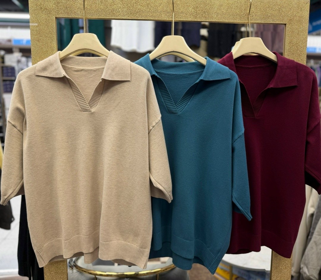 стильная кофта,повседневный джемпер,женская кофта,свитер с воротником,свитер с воротником поло