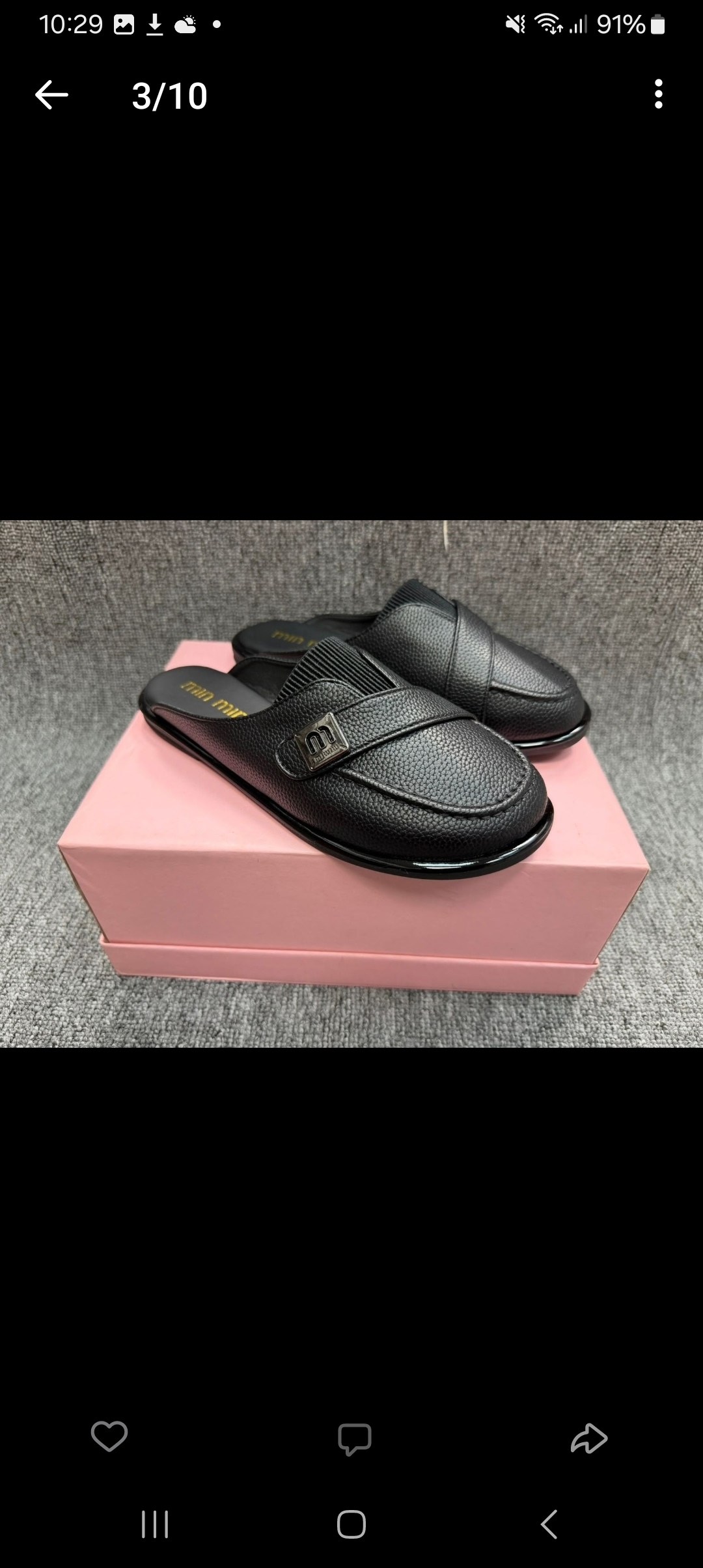 шлепанцы женские,модные тапочки,шлепанцы кожаные,,черные кожаные мюли miu miu