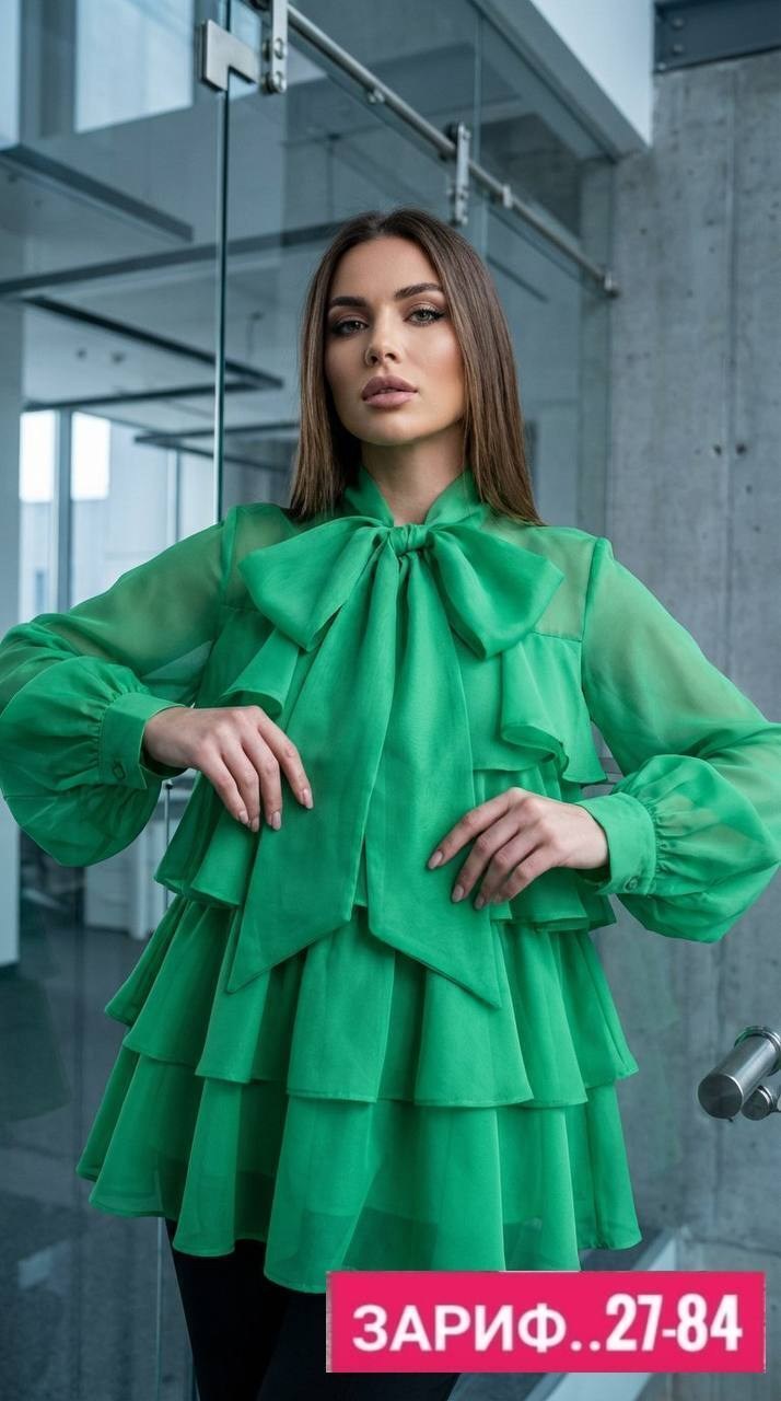 женская блузка,женская блуза,блузка с бантом,блузка прозрачная из органзы,блузка