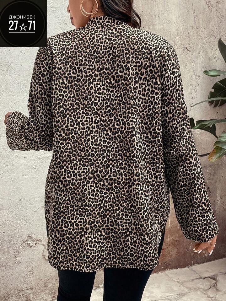 блузка леопардовая,рубашка леопардовая,блузка женская,женская блуза,рубашка леопардовая k118a258