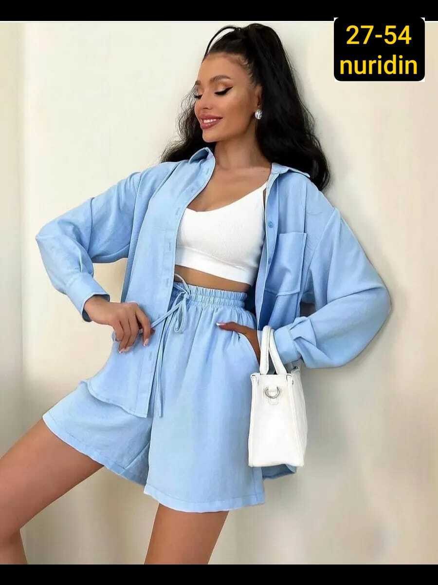 лавандовый костюм женский,костюм женский летний с шортами и рубашкой,сиреневый костюм женский,женский костюм с шортами и рубашкой,костюм двойка женская