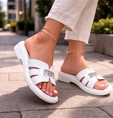 шлепанцы женские,,сандалии босоножки,шлепки фенди,белые шлепанцы