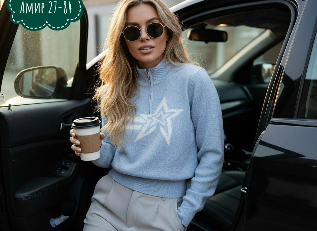 женская кофта,кофта женская свитер,кофта кашемир,джемпер со звездами,женские свитера