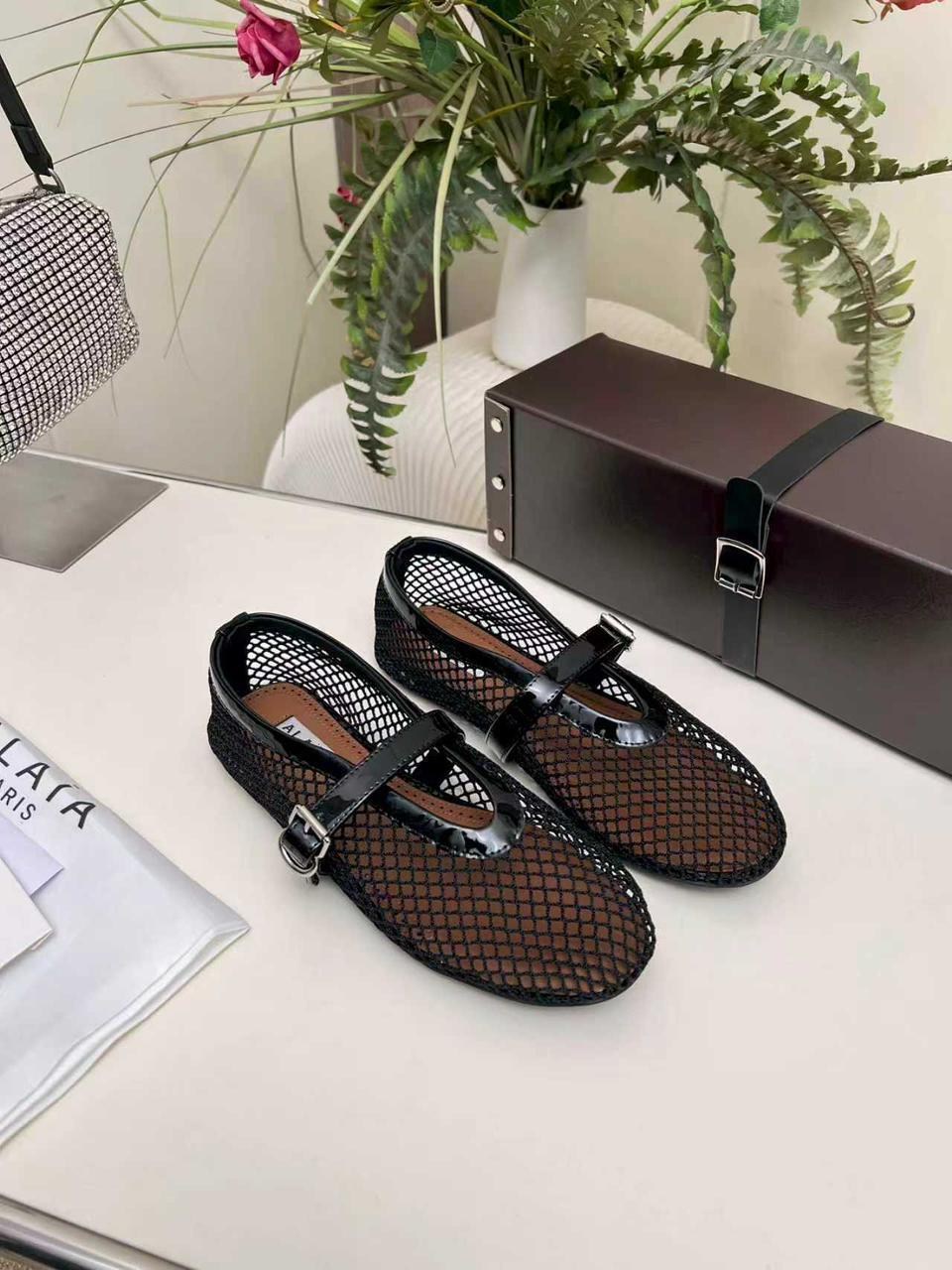 балетки alaia,,балетки кожаные,модная женская ,сандалии alaia