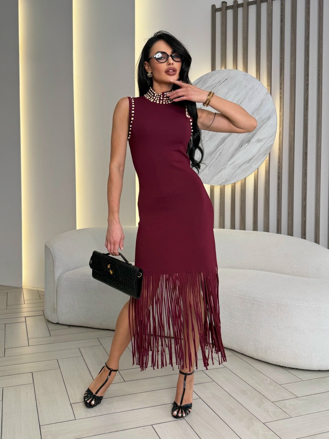 платье бахрома,платье,трикотажное платье,женское платье,платье стильное