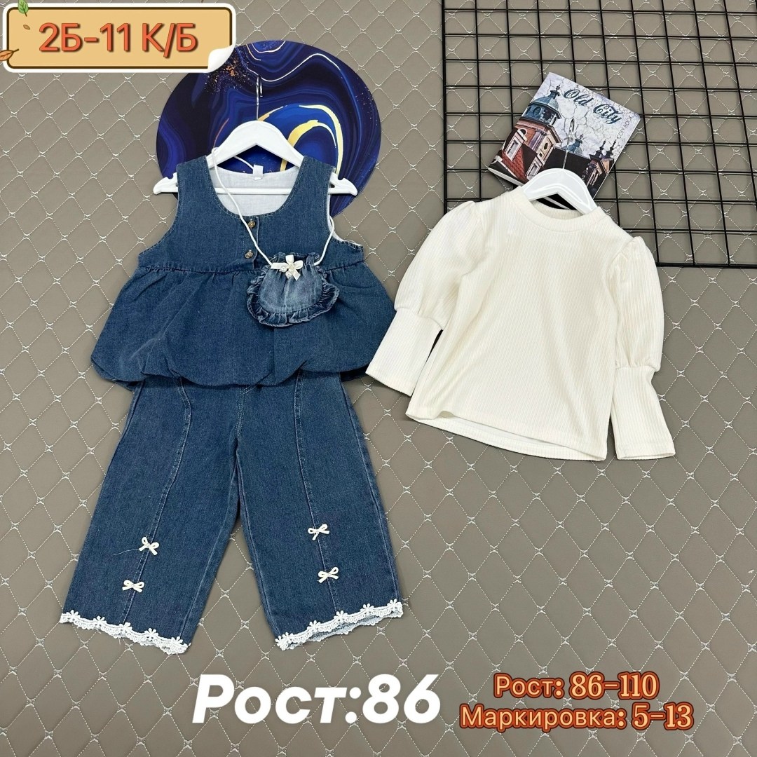 джинсовый костюм для девочки,костюм для девочек,комплект одежды для девочек,одежда для девочек,детский джинсовый костюм