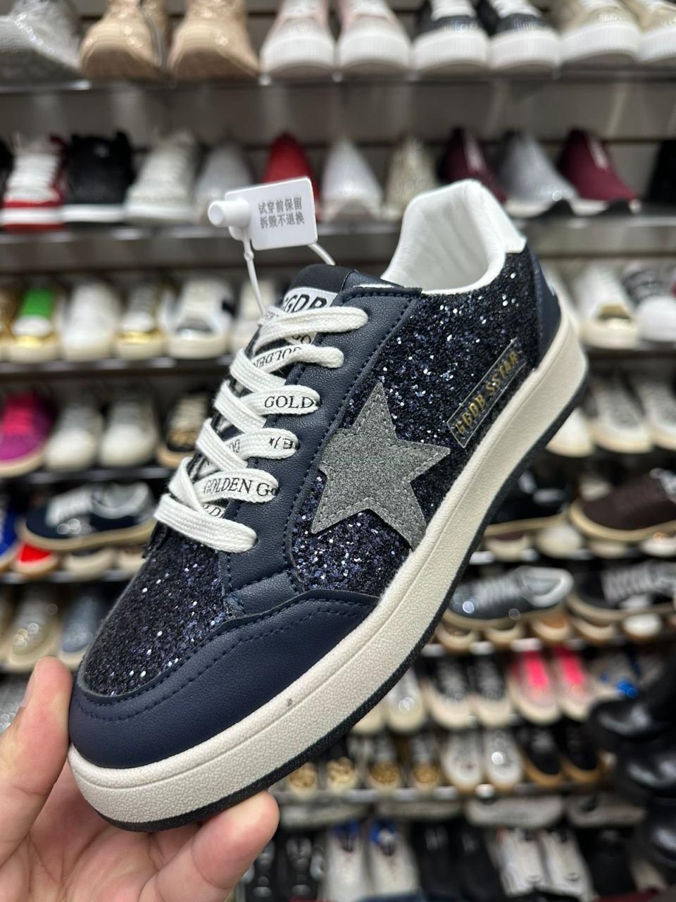 ,golden goose кеды hi star с блестками белый,golden goose кеды с блестками,кеды golden goose,кеды golden goose hi star glitter low-top