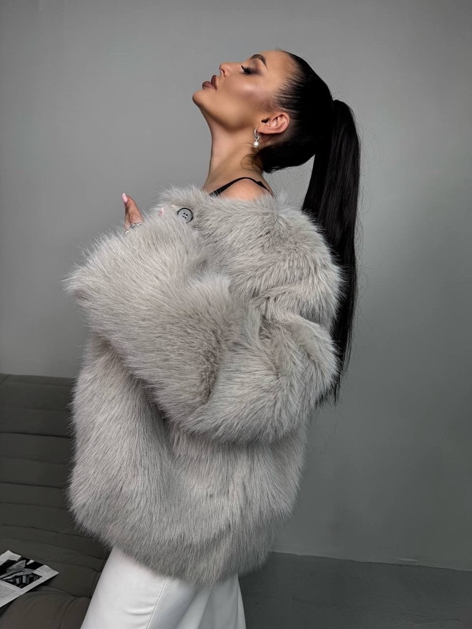 шуба искусственная короткая экошуба,шубка,эко шубка,шуба женская из искусственного меха,шуба искусственная короткая экомех 2025 genzel