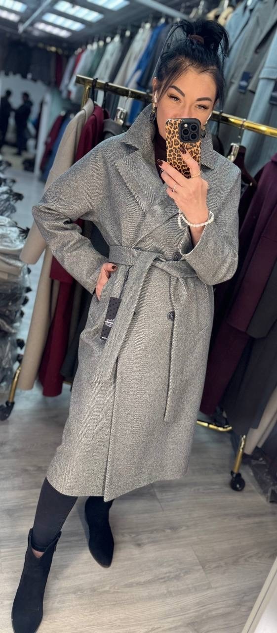 пальто dava 7006 шоколадное,удлиненное пальто,стильное пальто,демисезонное пальто,пальто