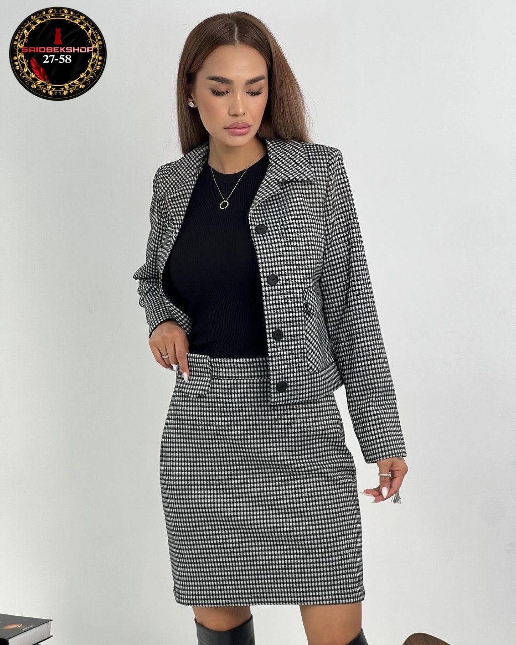 женский костюм с юбкой,костюм деловой двойка с юбкой ms aycani,твидовый костюм с юбкой,костюм классический двойка пиджак юбка,женский костюм двойка трикотаж