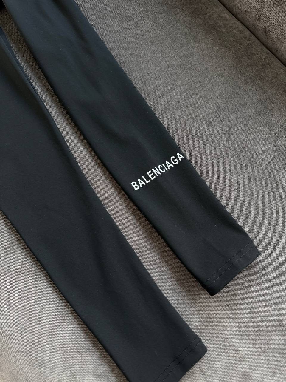 черные спортивные леггинсы balenciaga,леггинсы спортивные,легинсы balenciaga,леггинсы с логотипом balenciaga,легинсы женские