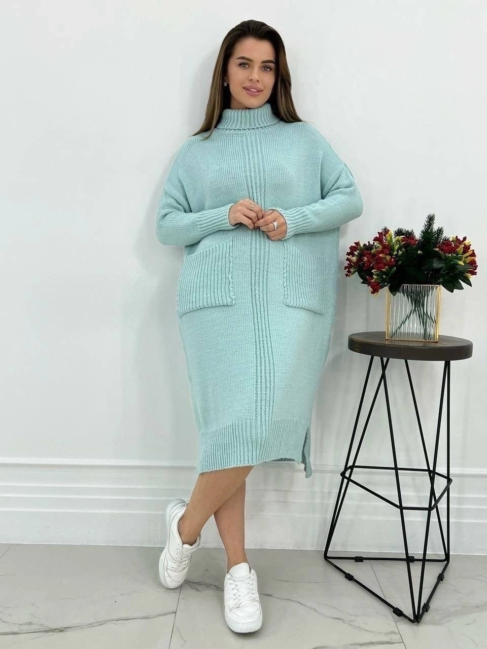 трикотажное платье,трикотажное платье оверсайз,платье оверсайз,платье вязаное,трикотажное женское платье оверсайз свободного кроя