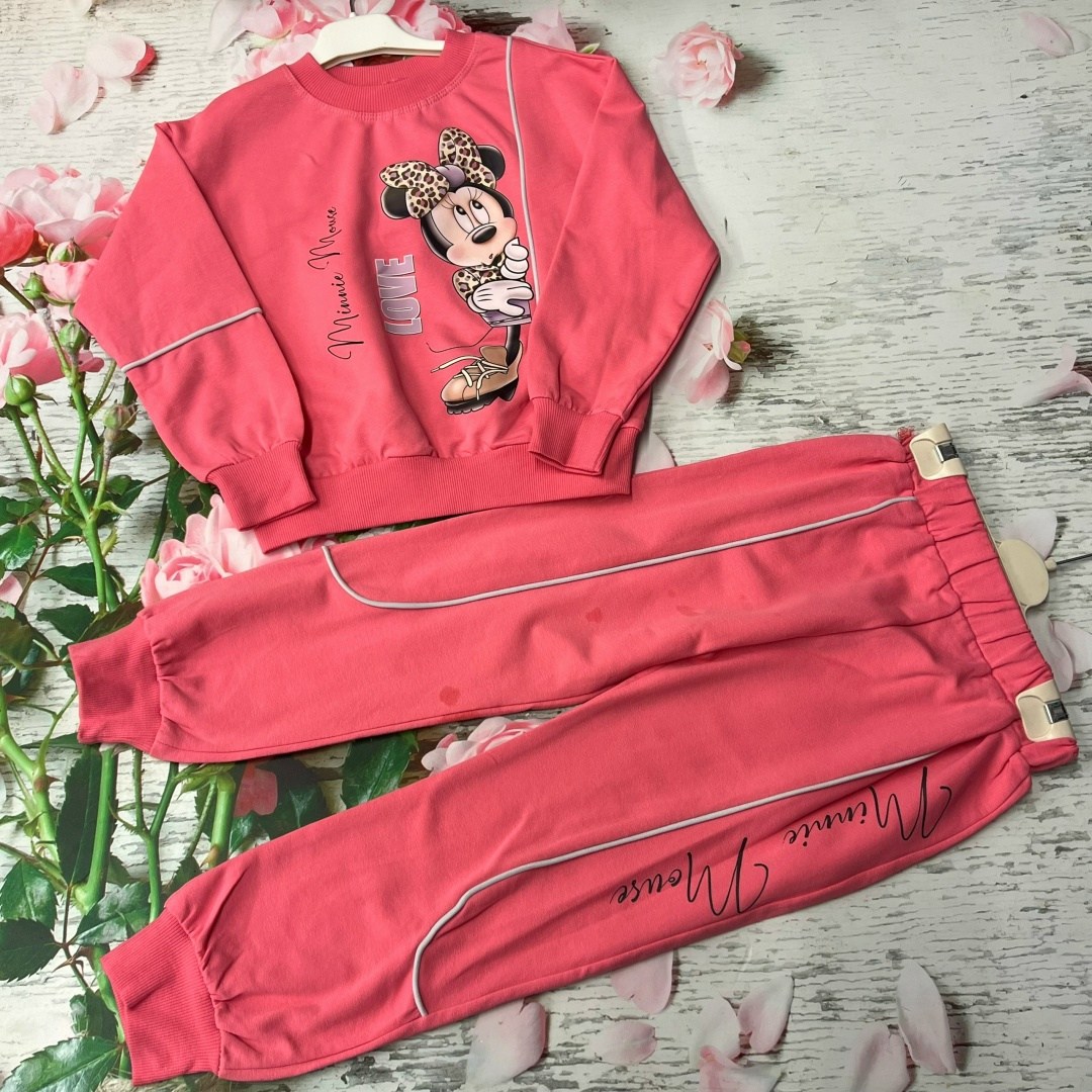 спортивные костюмы для девочек,костюм спортивный zara минни маус,костюм для девочки,детский костюм,костюм спортивный