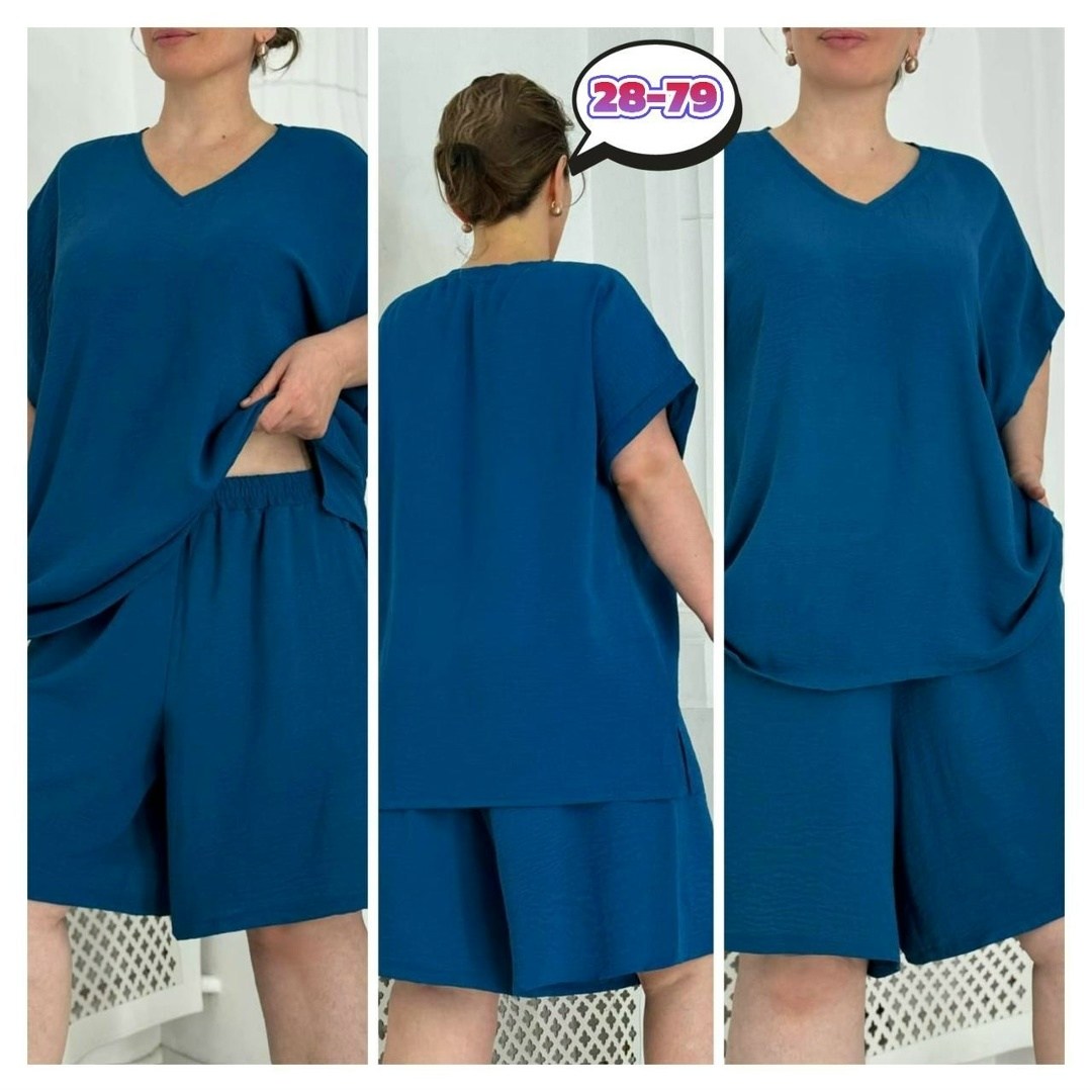 летний костюм с шортами больших размеров,женские костюмы,костюм оверсайз большого размера,костюм двойка женская,комплект женских