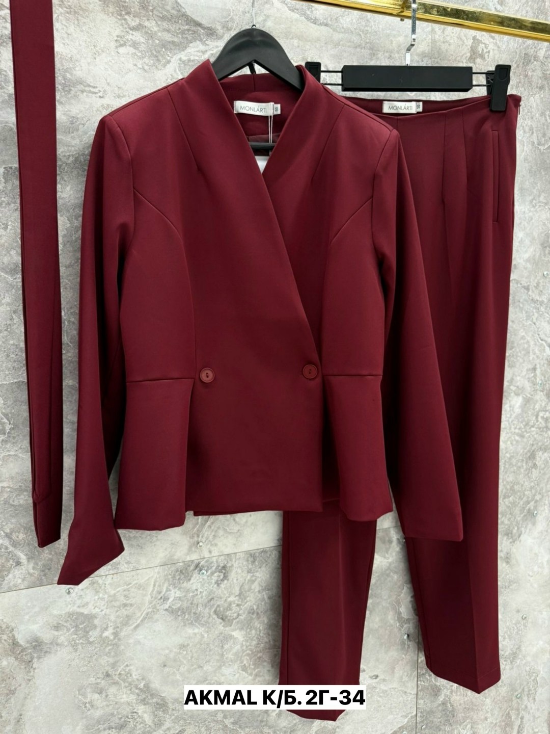 костюм классический женский m martlet офисный/школьный брючный бордовый,брючный костюм женский,брючный костюм,костюм классический m martlet брючный,костюм классический