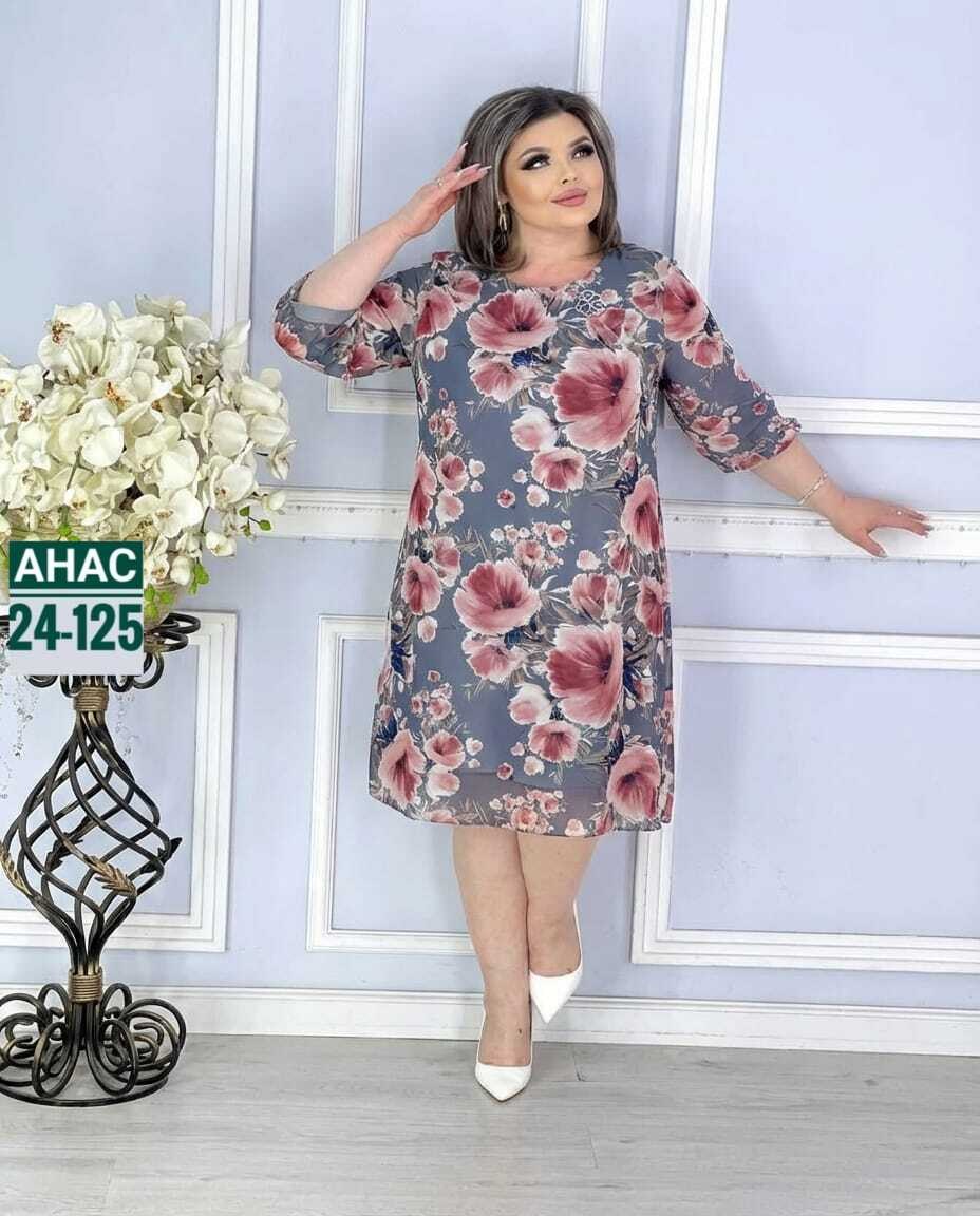 платье большие размеры,платье больших размеров повседневное,платье шифоновое большие размеры,платье женская,платье женское шифоновое больших размеров арт.487629