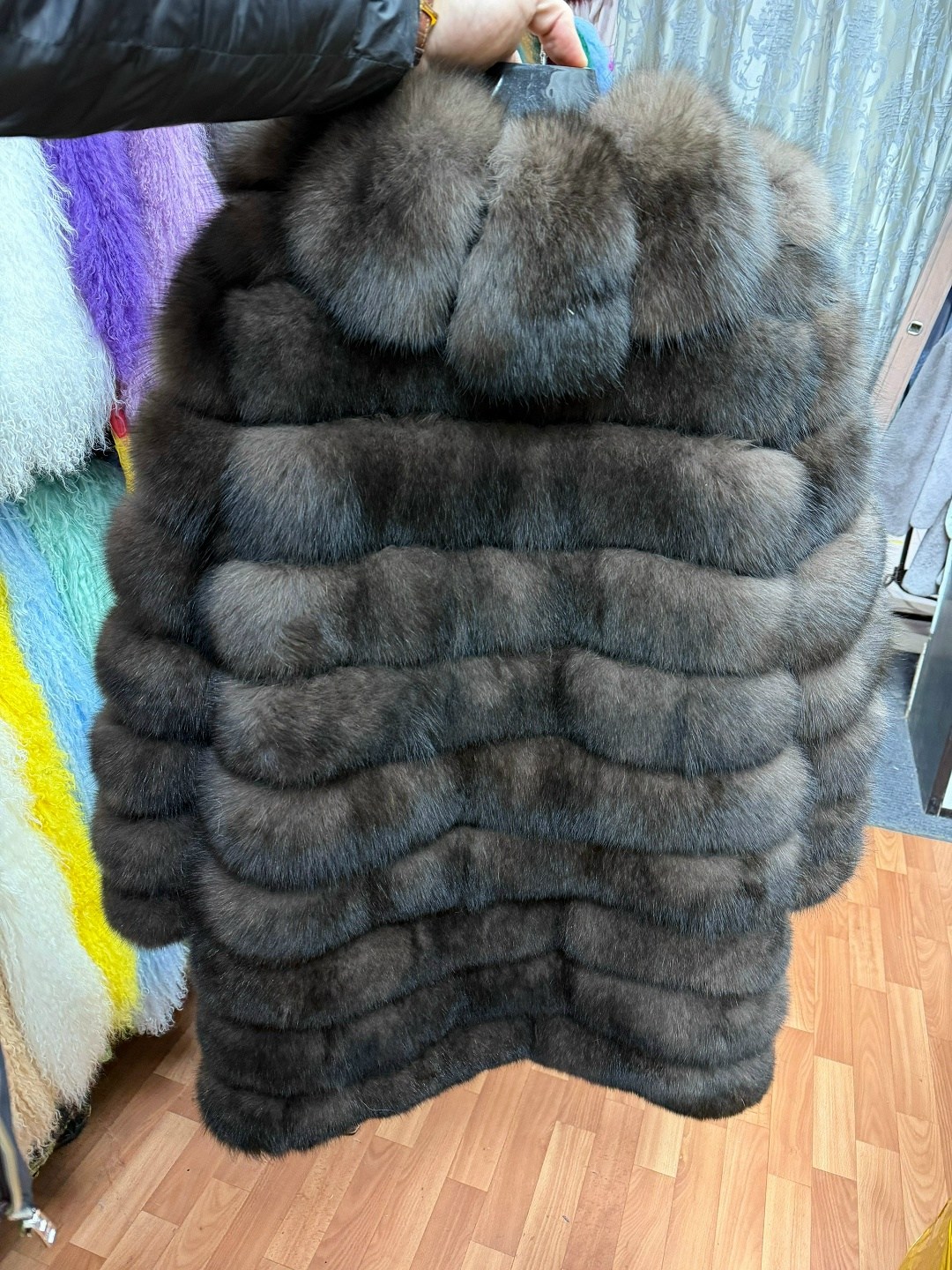 шуба соболь,шуба из соболя,шуба из песца,шуба из песца под соболя,шуба песец под соболь