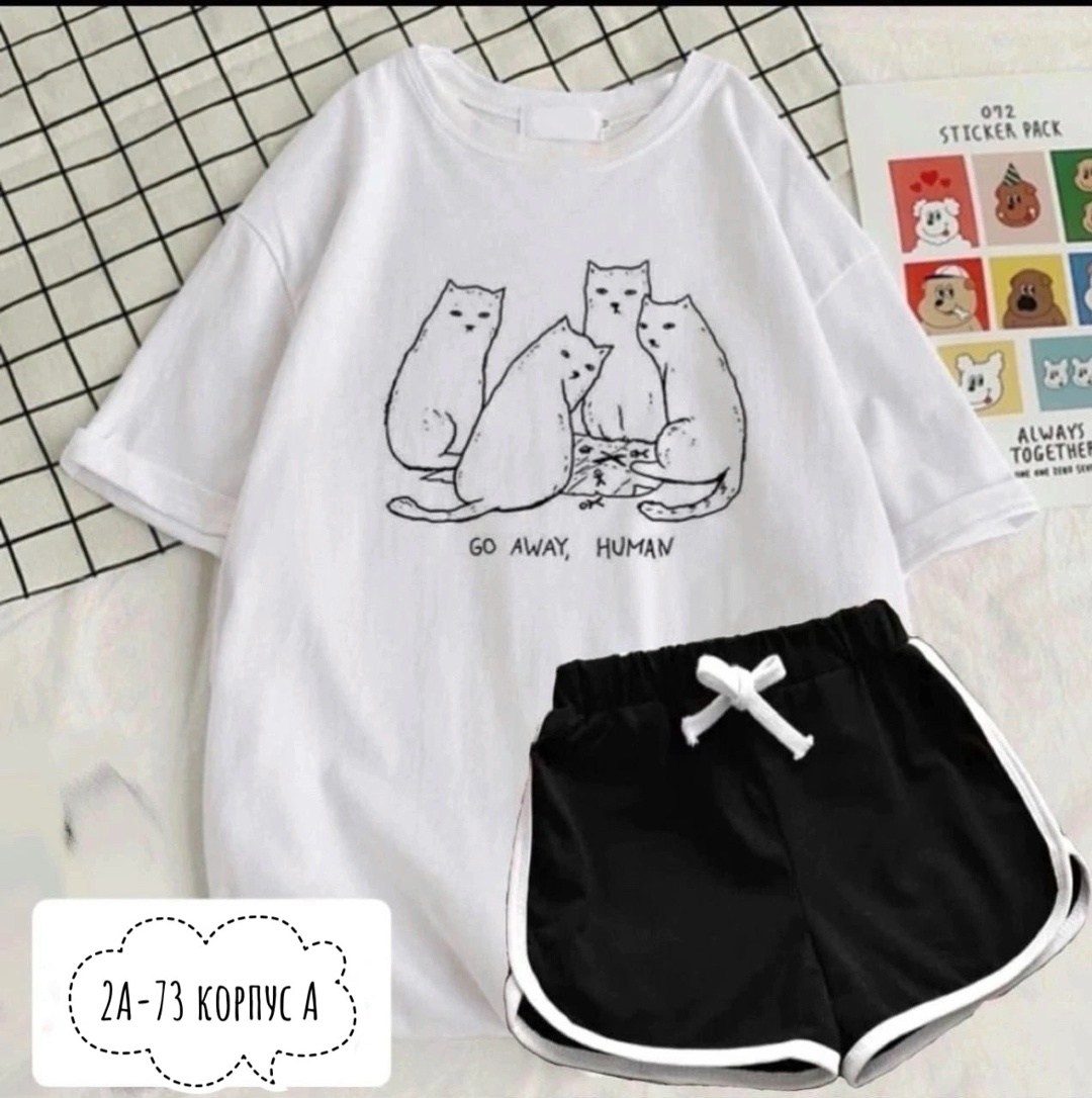 костюм шортами,одежда комплект,костюм женский с шортами,комплект с шортами,костюм футболка шорты