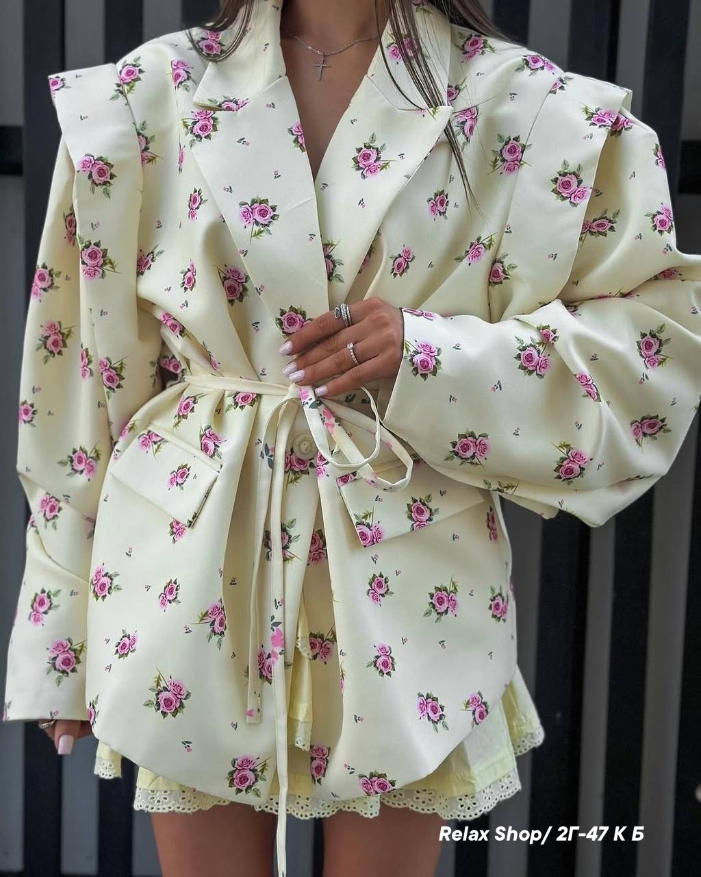 пиджак оверсайз с цветочным принтом leroy style,пиджак оверсайз в цветочек marysh collection,пиджак оверсайз,пиджак оверсайз с объемными рукавами gn sister collection,пиджак с цветочным принтом