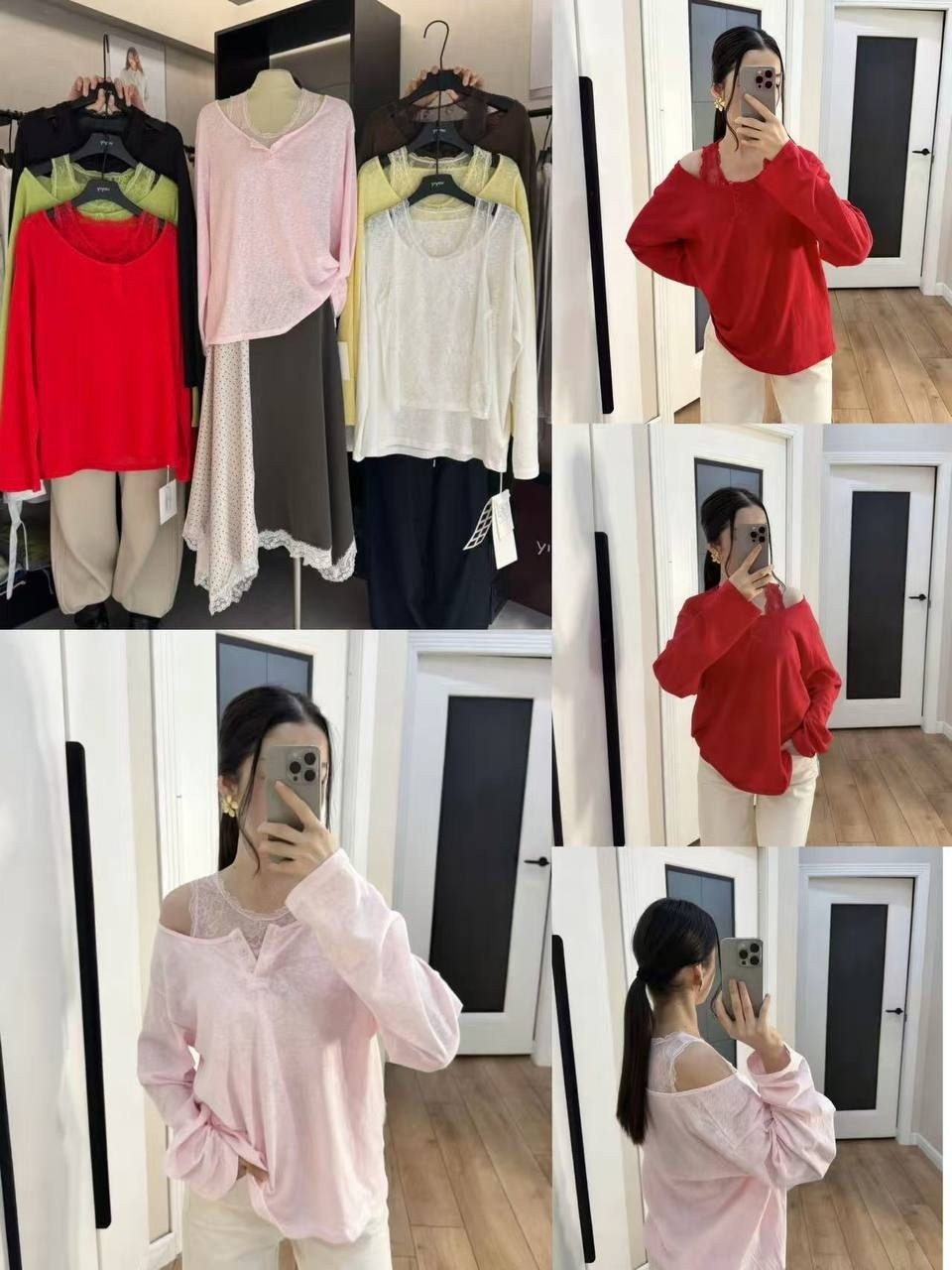 женская кофта,женская футболка с длинным рукавом,футболки с длинными рукавами,вязаный пуловер,корейская одежда