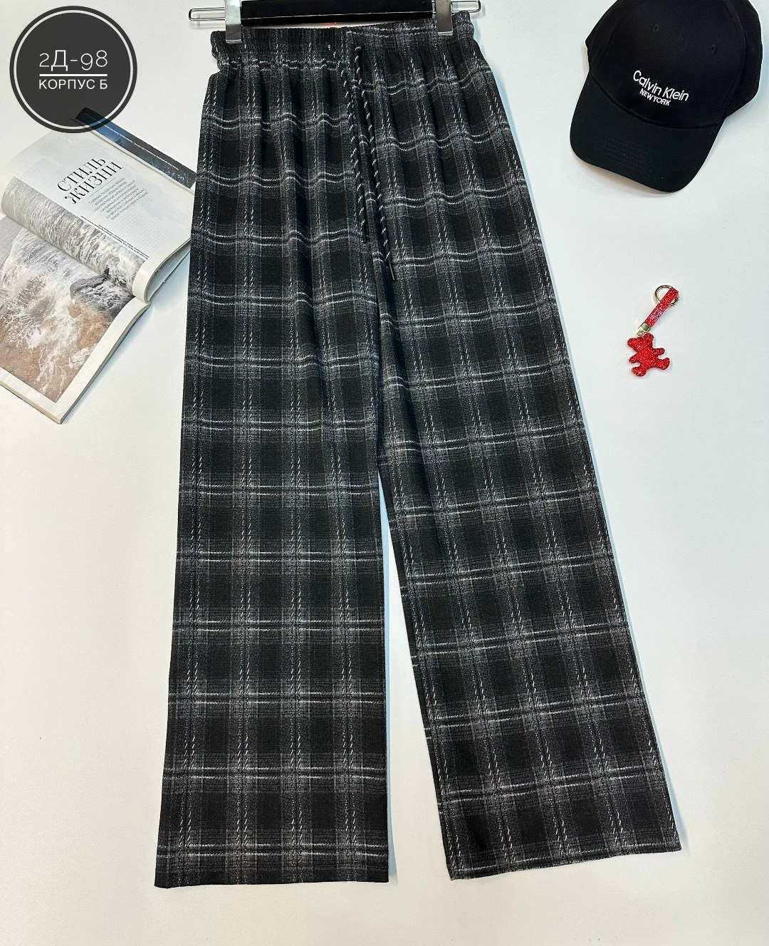 брюки в клетку,брюки в клетку повседневные,штаны в клетку,женские брюки в клетку,широкие клетчатые штаны женские