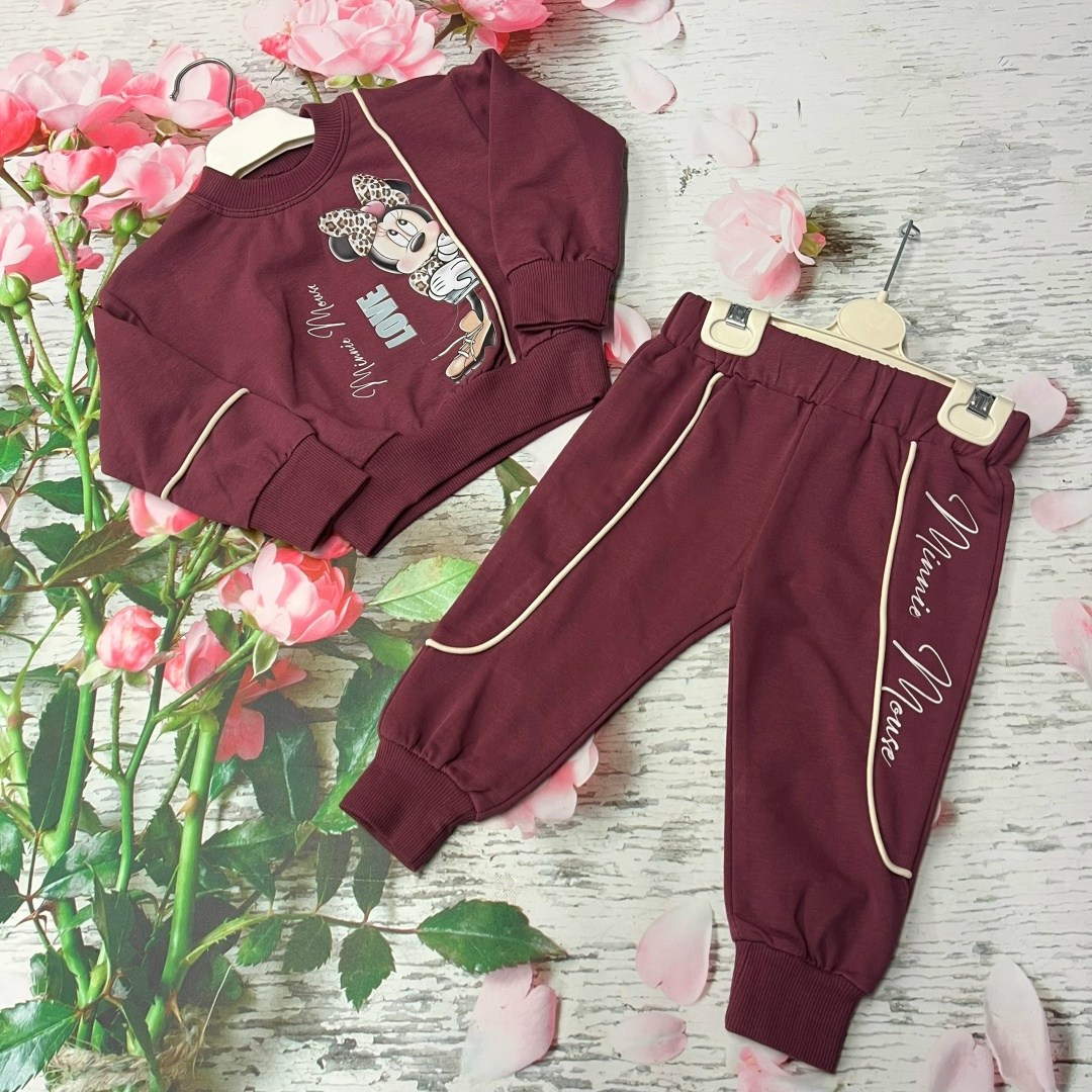 спортивные костюмы для девочек,костюм спортивный zara минни маус,костюм для девочки,детский костюм,костюм спортивный