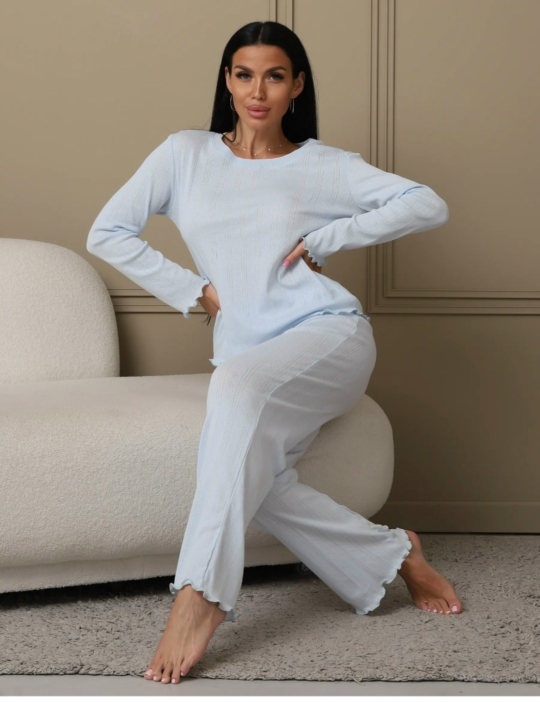 женский трикотажный костюм,женская пижама,костюм с брюками,трикотажная пижама,костюм женский домашний