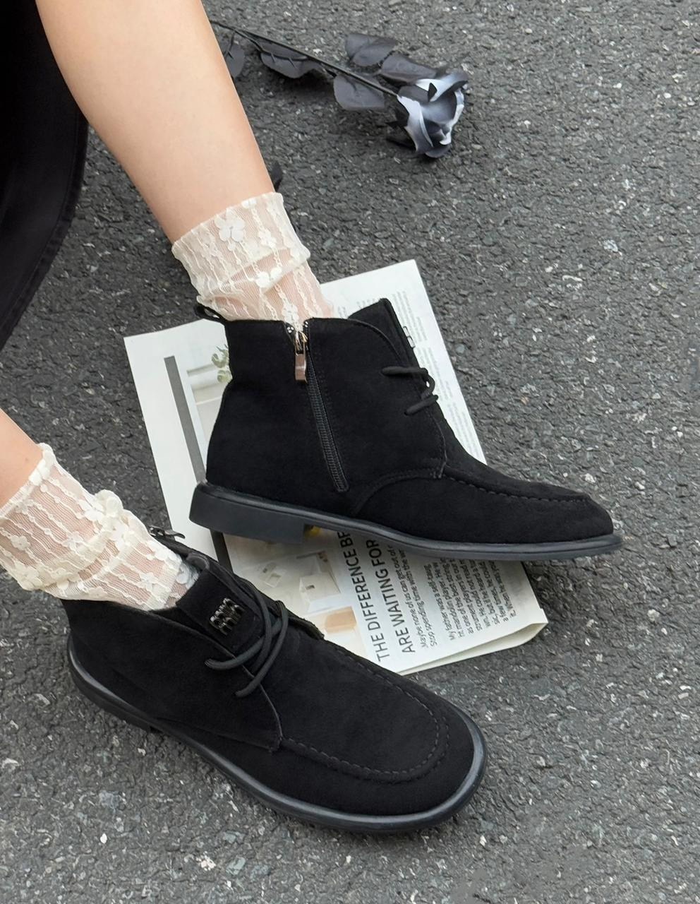 ,замшевые ботинки,ботинки женские замшевые,ботинки женские, женская