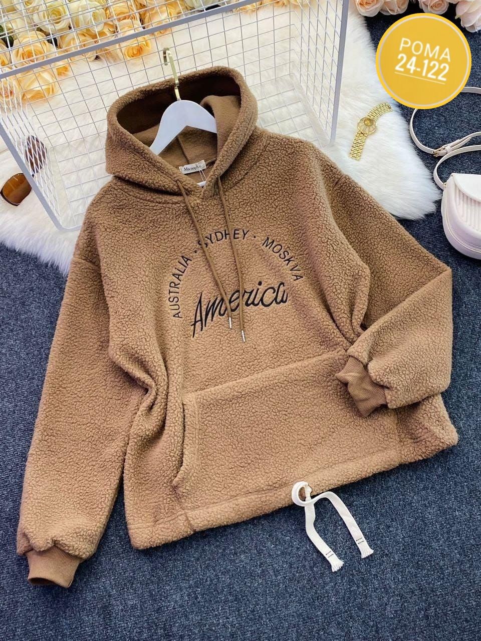 толстовки женская,толстовка кофта,кофта овечка,худи женская,толстовка ткань барашек женская