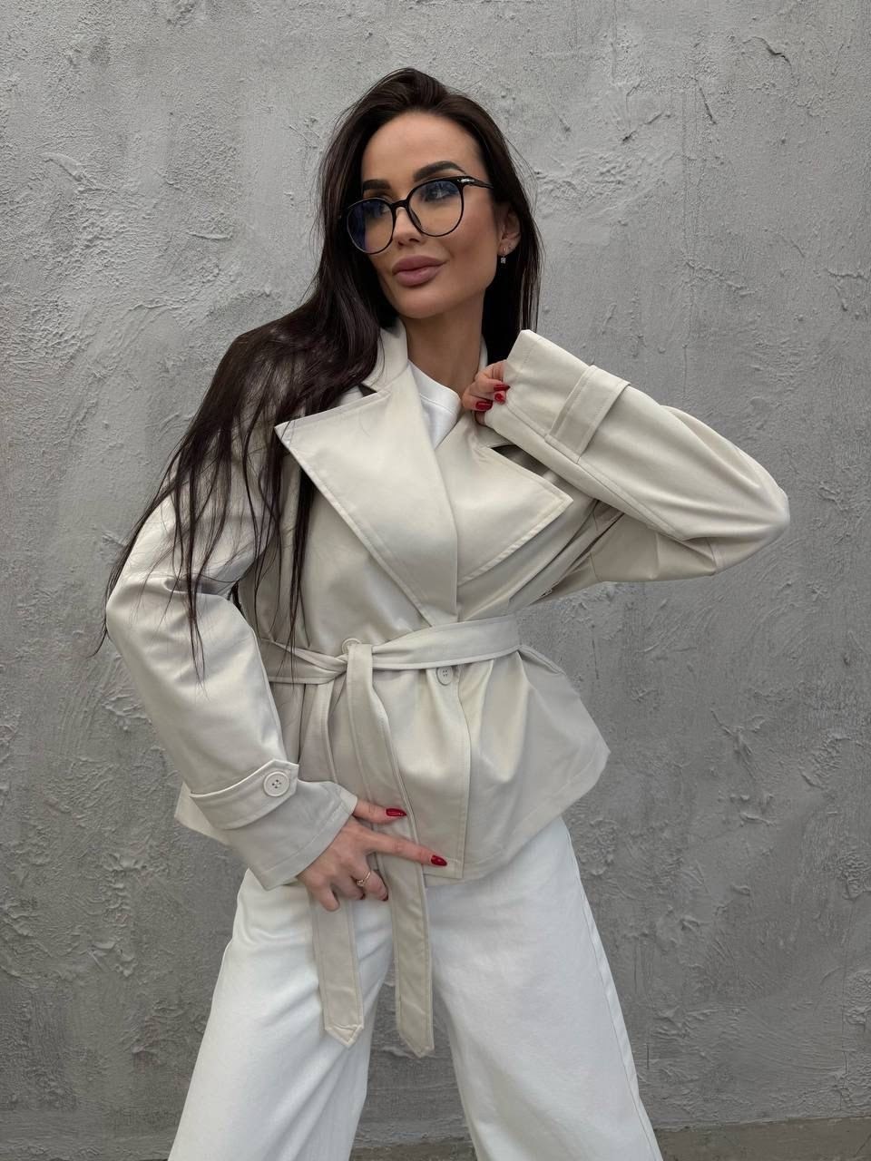 тренч,тренч с поясом,тренч женский,плащ тренч женский,укороченный тренч