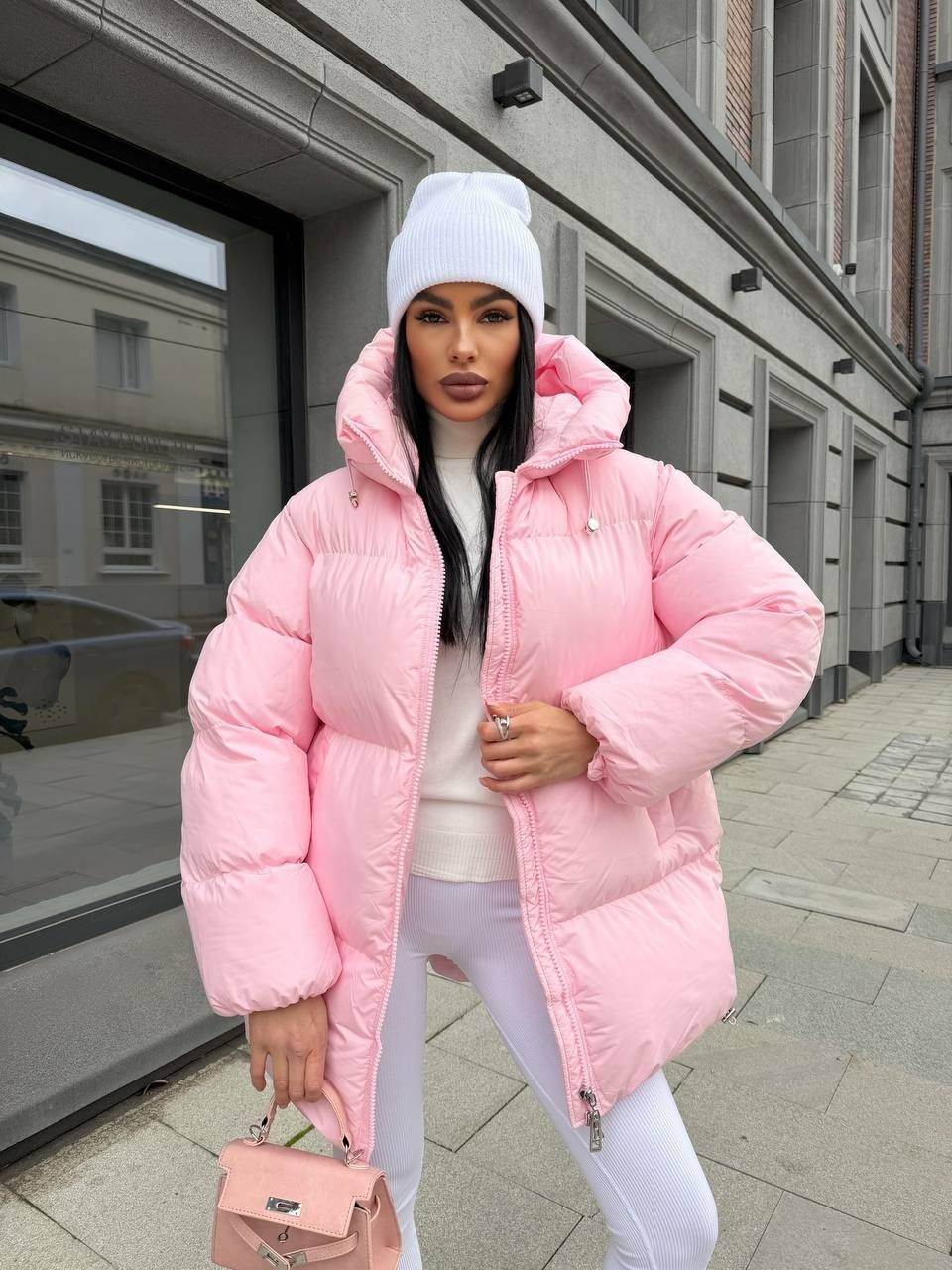 объемный пуховик,куртка пуховик,зимний стиль одежды,пуховик,куртка зимняя