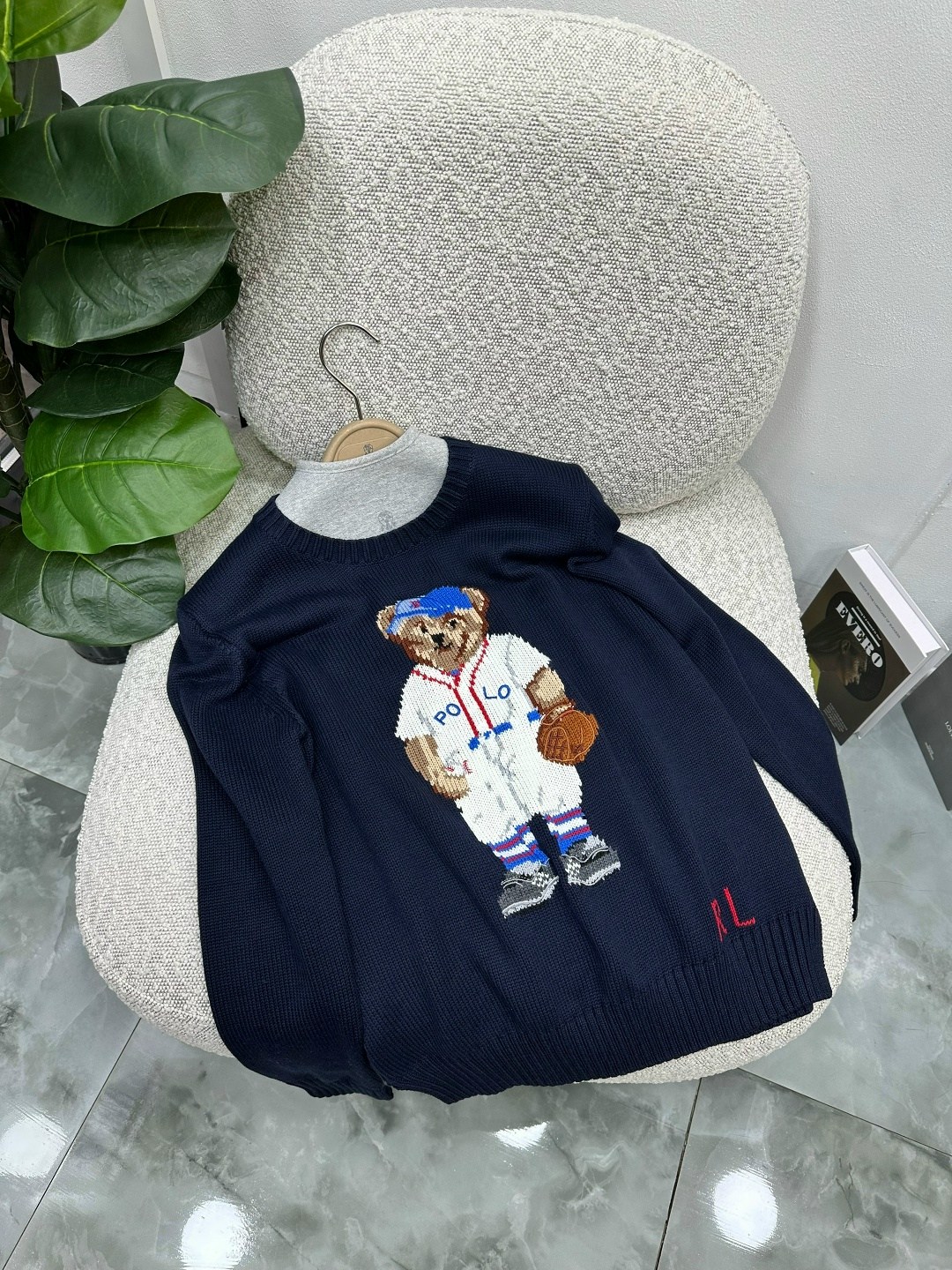 свитер женский polo ralph lauren с мишкой,свитер с мишками,свитера женские,джемпер с ручной вышивкой,джемпер с медведем женский ralph lauren