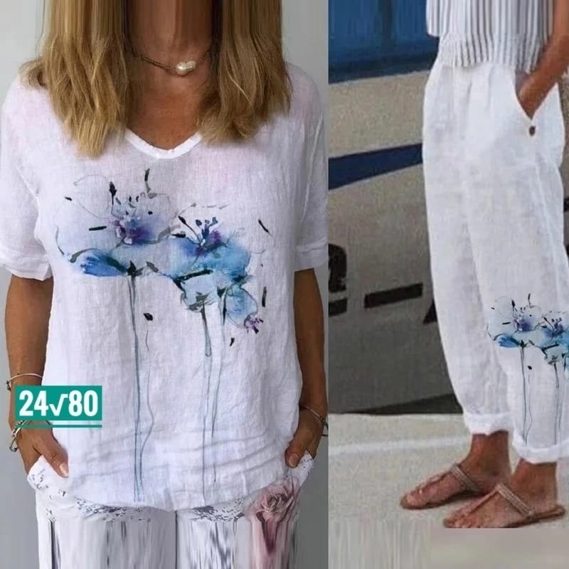 женские летние костюмы,женские модные повседневные футболки,костюм женский,одежда женская,летняя женская рубашка