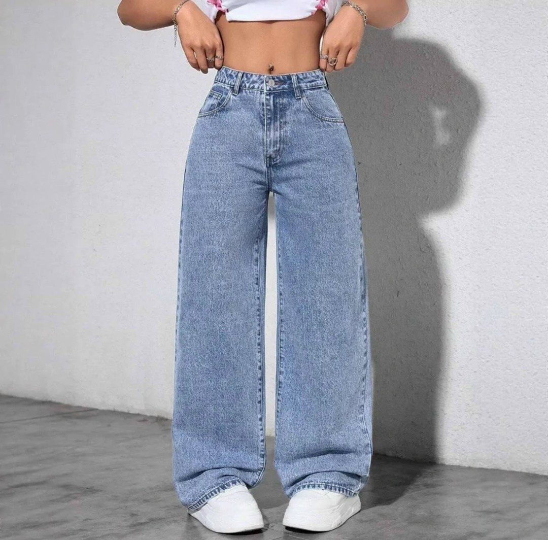 джинсы широкие,джинсы широкие прямые,джинсы широкие прямые клеш,джинсы широкие женские,джинсы прямого кроя с высокой талией