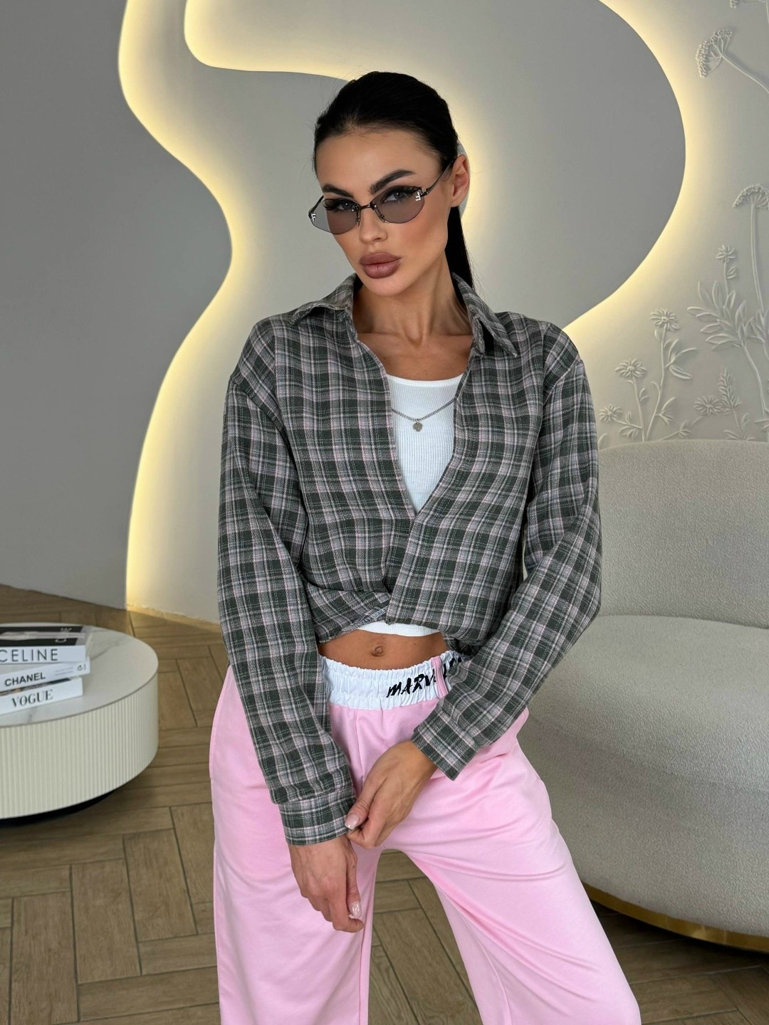 рубашка оверсайз в клетку thirteen brand,рубашка в клетку оверсайз удлиненная,рубашка женская в клетку оверсайз,рубашка оверсайз в клетку,женская рубашка в клетку