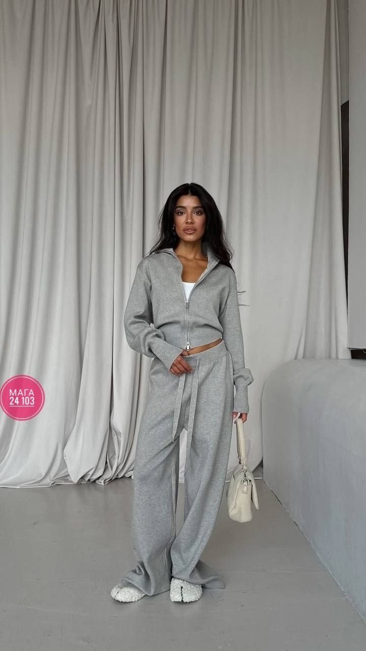 трикотажный костюм,костюм женский,костюм двойка кашемир,женский костюм на флисе,серые костюмы