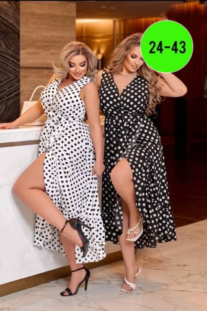 женское платье больших размеров,платье большие размеры,платье женское,женское платье в горошек,летнее платье