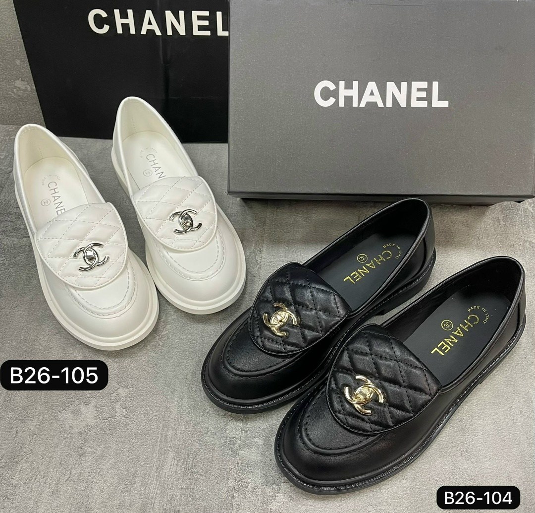 лоферы chanel,лоферы chanel женские,туфли chanel,лоферы шанель,женская повседневная кожаная  chanel