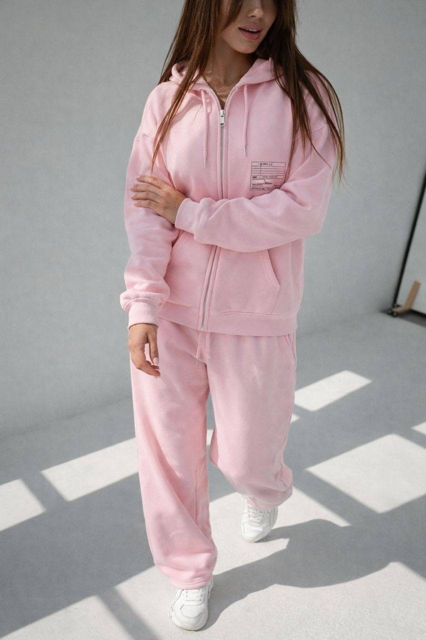 костюм женский спортивный толстовка и штаны арт. 1139379,спортивный костюм,спортивный костюм женский,спортивный костюм двойка sporty&rich w suits,теплый костюм спортивный