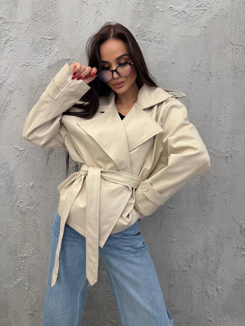 тренч,тренч с поясом,тренч женский,плащ тренч женский,укороченный тренч